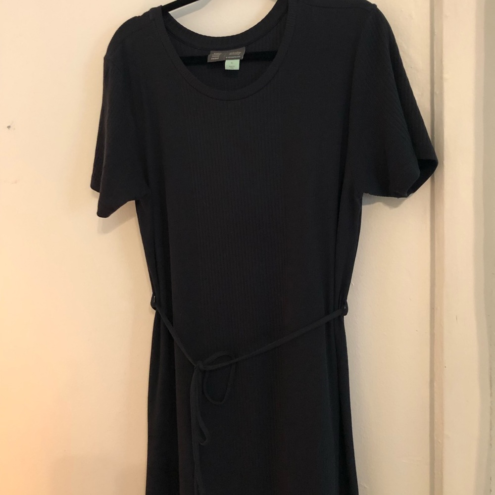 Anthropologie Black Stretchy Dress